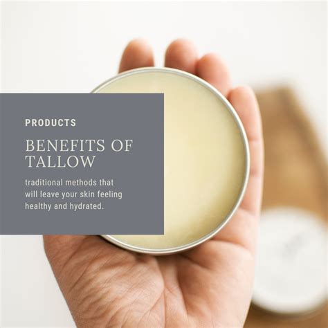 tallow moisturizer benefits.